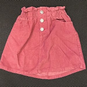 Zara Girls Corduroy Mini Skirt - Size 8
